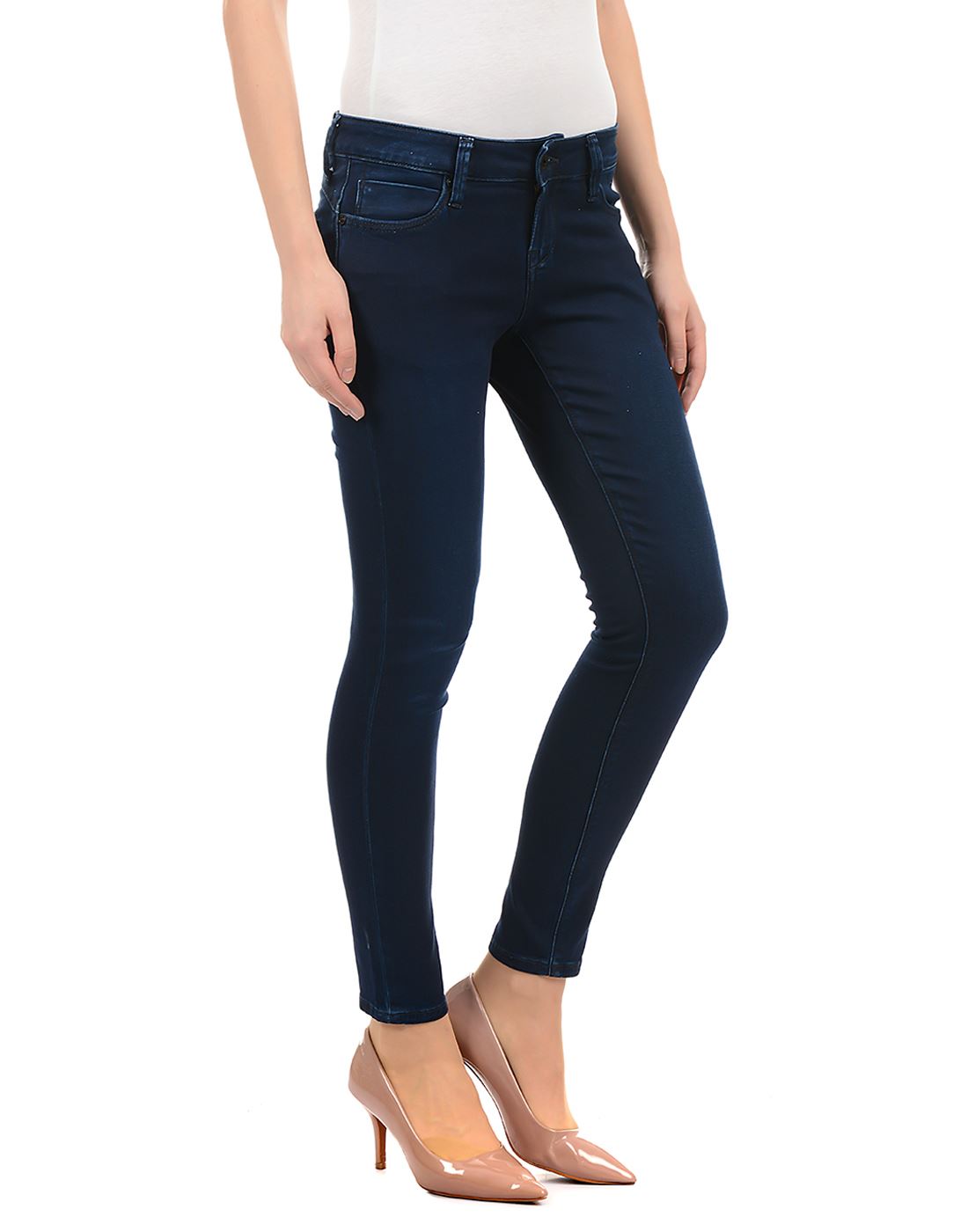 Pepe Jeans London Women Casual Wear Blue Jeans